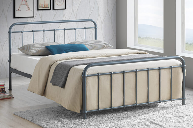 Time Living Miami Pebble Bed Frame, King Size