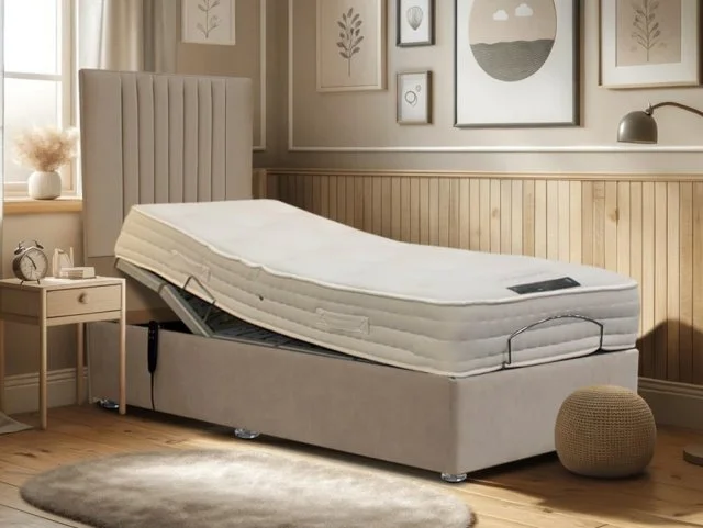 ASC Contour Natural Bliss Pocket 1000 Electric Adjustable Bed - 6ft Super King Size