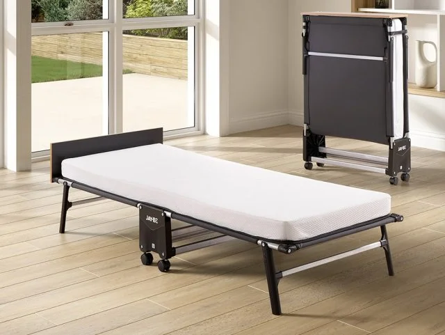 Jay-Be Rollaway 80cm Folding Guest Bed with Memory Mattress