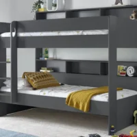 Bedmaster Oliver Onyx Grey Bunk Bed Frame - 3ft Single