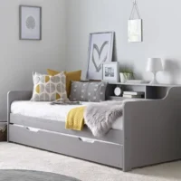 Bedmaster Tyler Grey Wooden Guest Bed Frame - 3ft Single