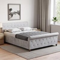 Vida Designs Vittorio Linen Double Bed