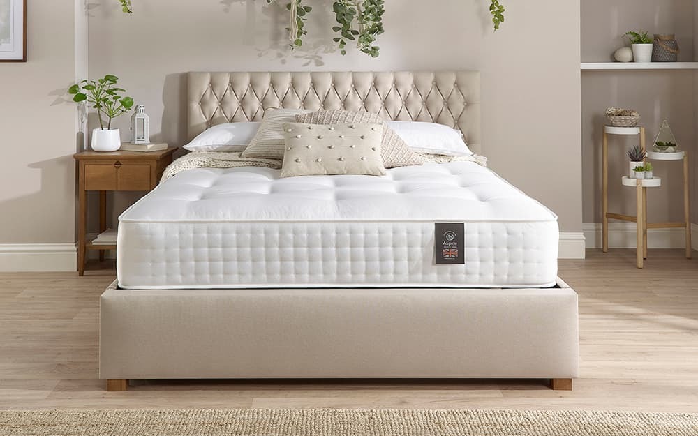 Aspire Natural Cashmere 2000 Pocket Mattress, Small Double