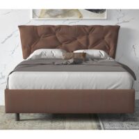 Berkeley Fabric King Size Bed In Brown