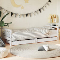 Berwyn 80x200cm Wooden Children Daybed In White