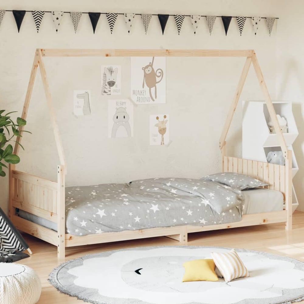 Catoosa 90x190cm Wooden Children Daybed In Natural