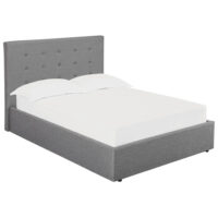Lacer Plus Fabric King Size Bed In Grey
