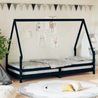 Narva 80x200cm Wooden Children Daybed In Black