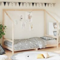 Ringgold 90x190cm Wooden Children Bed In Natural