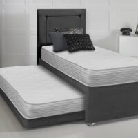 ASC Sapphire 3ft Single Divan Guest Bed - 3ft Single