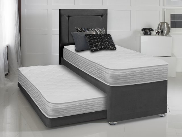 ASC Sapphire 3ft Single Divan Guest Bed - 3ft Single