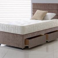 Willow and Eve Rennes Memory Divan Bed - 3ft Single