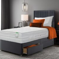 ASC Bamboo Luxury Pocket 3000 Lunar Divan Bed - 3ft Single