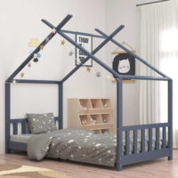 Alameda 70x140cm Wooden Children Daybed In Grey