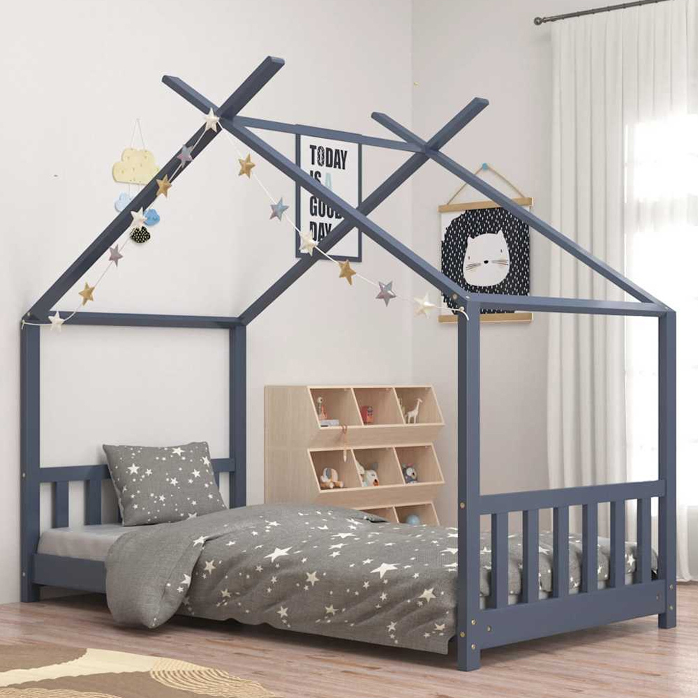 Alameda 70x140cm Wooden Children Daybed In Grey