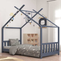 Alameda 80x160cm Wooden Children Daybed In Grey