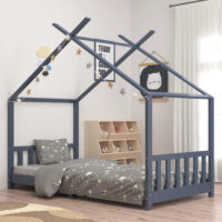 Alameda 90x200cm Wooden Children Daybed In Grey