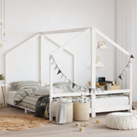 Arnold 80x200cm Kids Wooden Double Sided Daybed Frame In White