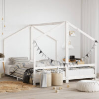 Arnold 90x200cm Kids Wooden Double Sided Daybed Frame In White