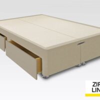 ASC Lunar Divan Base - 6ft Super King Size Zip and Link