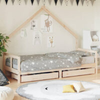 Bethel 80x200cm Wooden Children Daybed In Natural