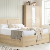 Birlea Herringford Wooden Ottoman Bed Frame, Double
