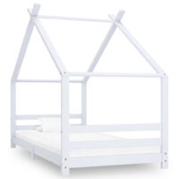 Boerne 90x200cm Wooden Children Daybed In White