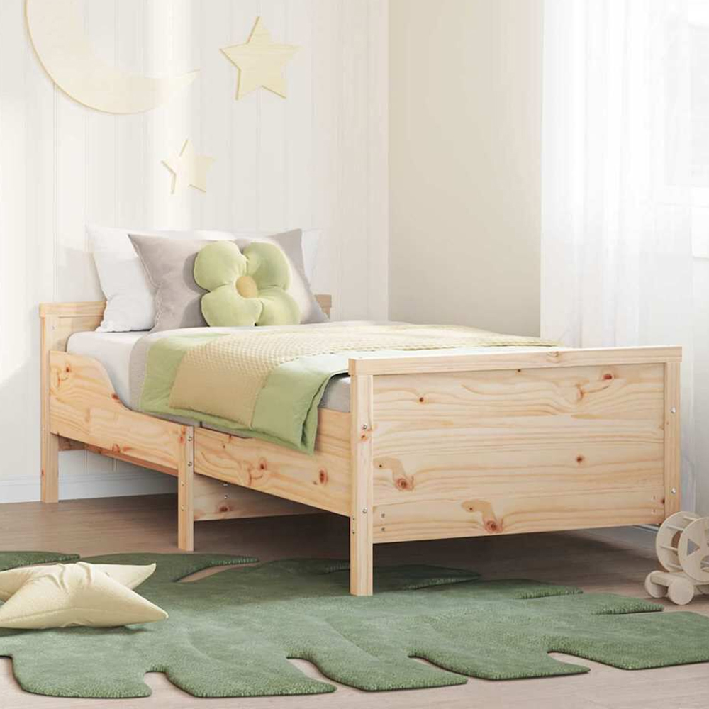 Eustis Wooden Extendable Kids Bed In Natural