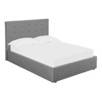Lacer Fabric King Size Bed - Grey