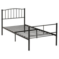 Navarre Metal Single Bed In Black