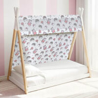 Peekskill Wooden Toddler House Bed In White