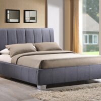 Time Living Braunston Grey Fabric Bed Frame - 5ft King Size