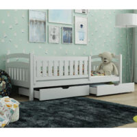 Tracy Wooden Day Bed Without Mattresses In Matt White