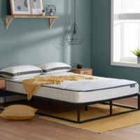 Amarillo Fabric Single Mattress In White